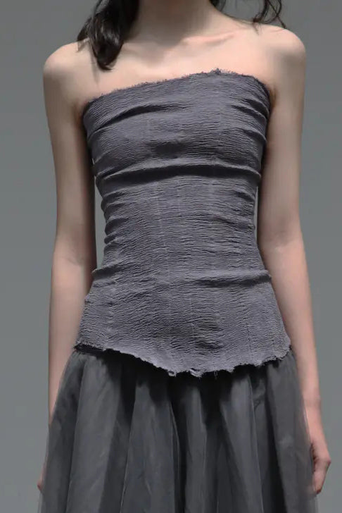 Marc Le Bihan Classic Stretch Bandeau 26915 Series 10-meter Silk Shrinkage France MLB-26915-GRIS PUPPLE Gray Purple GRIS PUPPLE